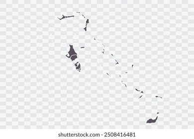 Bahamas Map Smoke Color on White Background quality files Png