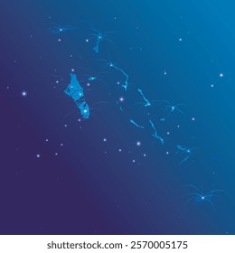 Bahamas map world internet network