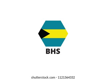 Bahamas national flag symbol america caribbean