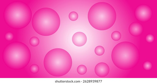 bahan latar belakang background pola polkadot modern yang menyegarkan pada vektor pola lingkaran merah muda.eps 10