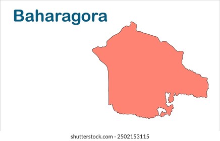 Baharagora subdivision map, Purbi Singhbhum District, Jharkhand state, Republic of India, Government of Jharkhand, Indian territory, Eastern India, politics, East Singhbhum