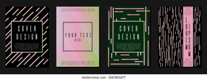 Bahaus cover  corporate style.  Set of sheets A4.  Can be used for poster, brochure, magazine, card, book, flyer, banner, anniversary
 Trendy corporate style.