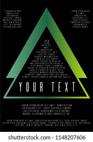 Bahaus template corporate style.  Text frame surface. Can be used for poster, brochure, magazine, card, book, flyer, banner, anniversary
 Trendy corporate style.
