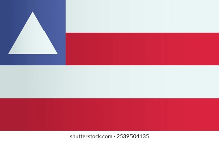 Bahia Bandeira, estado do Brasil. Bandeira oficial da Bahia