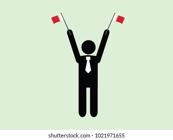 Bahrain Businessman Celebrate