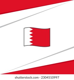 Bahrain Flag Abstract Background Design Template. Bahrain Independence Day Banner Social Media Post. Bahrain Banner