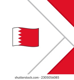 Bahrain Flag Abstract Background Design Template. Bahrain Independence Day Banner Social Media Post. Bahrain Illustration