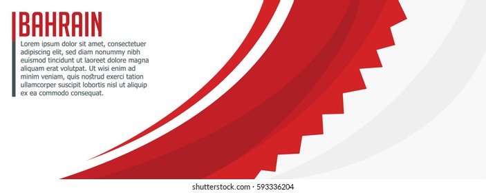 Bahrain Flag banner