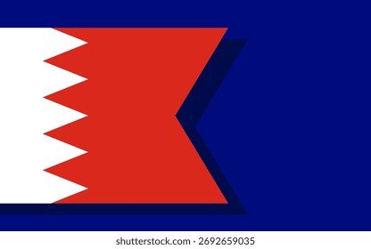 Bahrain flag banner vector
Vector banner with flag