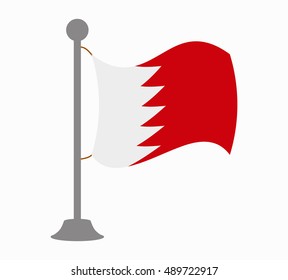 bahrain flag mast