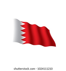 Bahrain flag, vector illustration