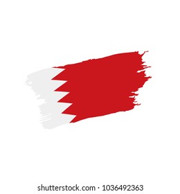 Bahrain flag, vector illustration