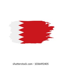 Bahrain flag, vector illustration