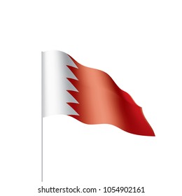 Bahrain flag, vector illustration