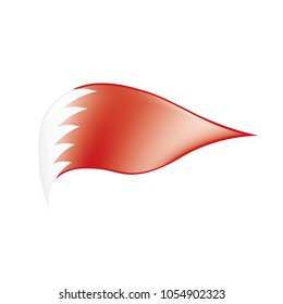 Bahrain flag, vector illustration