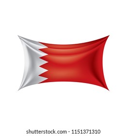 Bahrain flag, vector illustration