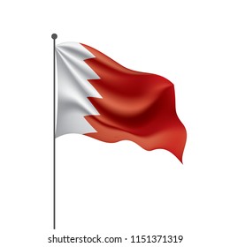 Bahrain-Flagge, Vektorgrafik