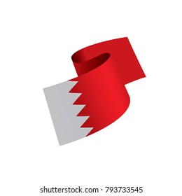 Bahrain flag, vector illustration