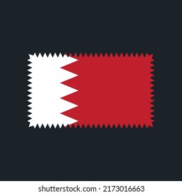 Bahrain Flag Vector. National Flag