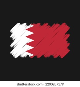 Bahrain Flag Vector. National Flag