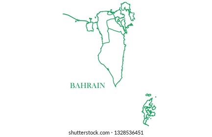 Bahrain green line map