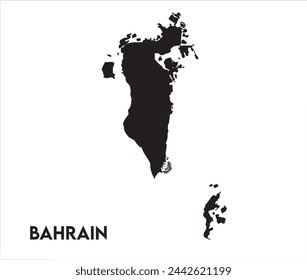 Bahrain icon vector design, Bahrain Logo design, Bahrain's unique charm and natural wonders, Use it in your marketing materials, travel guides, or digital projects, Bahrain map logo vector