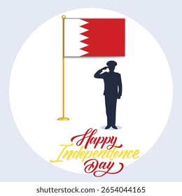 Dia da Independência do Bahrein. 16 de dezembro. 16 de dezembro. Independência, Dia Nacional, Design Tipográfico Ícone Conceito Criativo. Modelo para plano de fundo, banner, cartaz, Publicidade, Cartão comemorativo, folheto