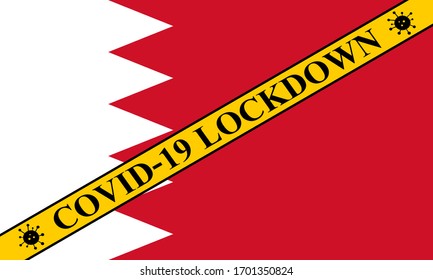 bahrain lockdown preventing coronavirus spread or outbreak. covid-19 bahrain precaution to lock down virus infection
