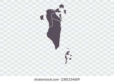 Color del gráfico del mapa de Bahréin en archivos de calidad de fondo blanco Png