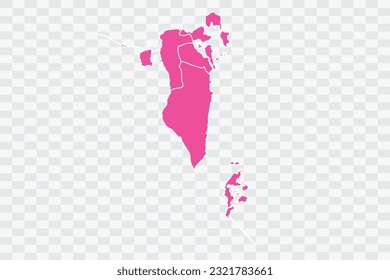Bahrain Map Rose Color Background quality files png