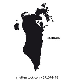 Bahrain Map Vector Stock Vector (Royalty Free) 291094478 | Shutterstock