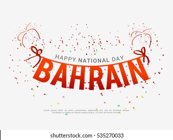 Bahrain National Day Background.