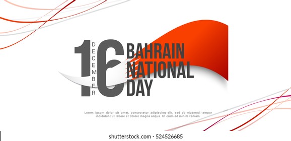 Bahrain National Day Background.National Day Poster or Banner.