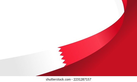 Bahrain national day celebration background.