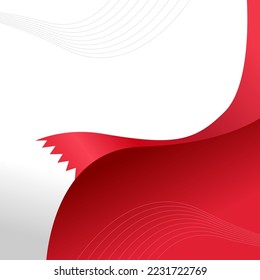 Bahrain national day celebration background.