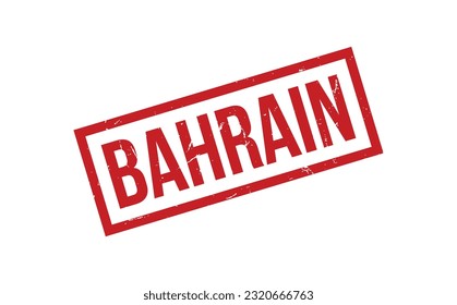 Bahrain Rubber Stamp Seal Vector