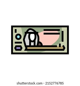 bahraini dinar bhd color icon vector. bahraini dinar bhd sign. isolated symbol illustration