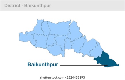 Baikunthpur sub-district map, Gopalganj District, Bihar State, Republic of India, Government of Bihar, Indian territory, Eastern India, politics, village, tourism