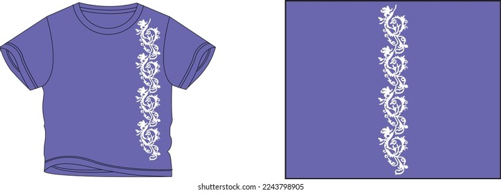 Bail flower t-shirt design background color is a light-purple and t-shirt color is a light-purple beautiful color and beautiful design