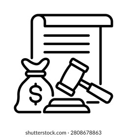Bail Icon Element for Design