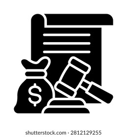 Bail Icon Element for Design