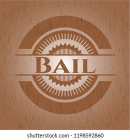 Bail wood emblem. Vintage.