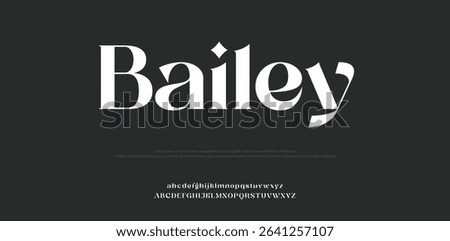 Bailey modern creative minimal alphabet small letter logo design