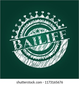 Bailiff chalkboard emblem