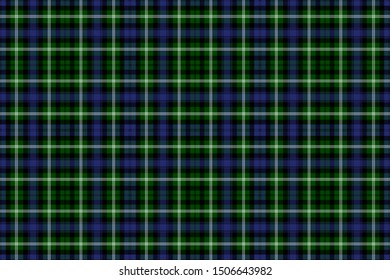 Baillie Tartan. Seamless rectangle pattern for fabric, kilts, skirts, plaids