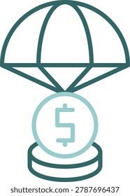 Bailout Creative Illustration Icon Design