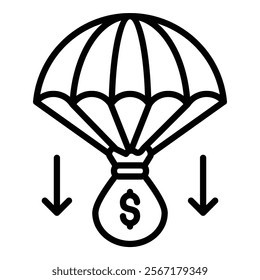 Bailout Icon Element For Design