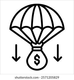 Bailout Icon Element For Design