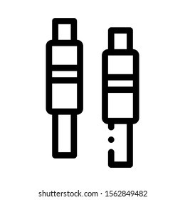 Bails Icon Vector. Outline Bails Sign. Isolated Contour Symbol Illustration