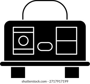 Baird television Line Vector Icon Design